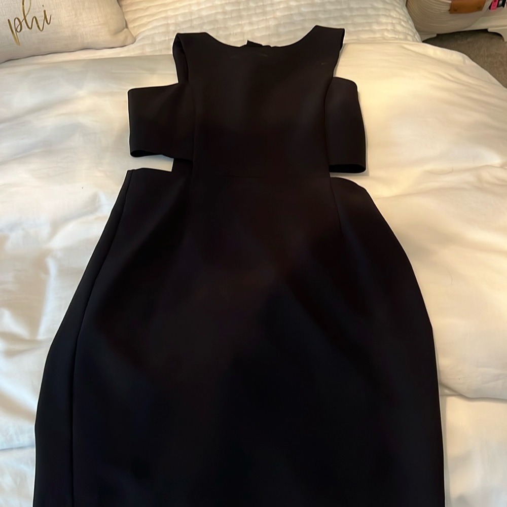 Milly Minis Black Cutout Dress